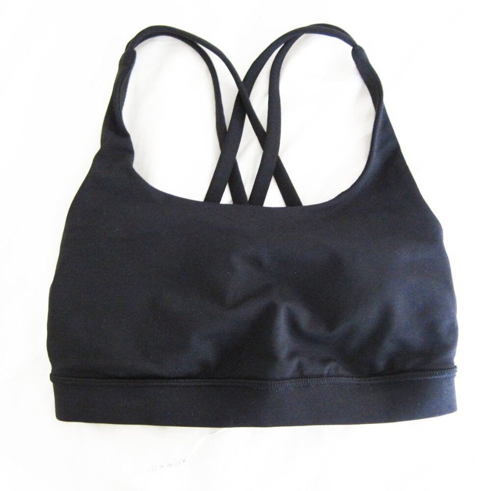 lululemon athletica Black Strappy Sports Bra